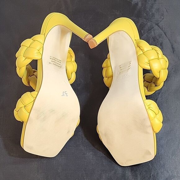 BRAND NEW STEVE MADDEN WOMEN"S CHUNKY BRAIDED STRAP DETAILS KENLEY HEELED SANDAL - Picture 7 of 15